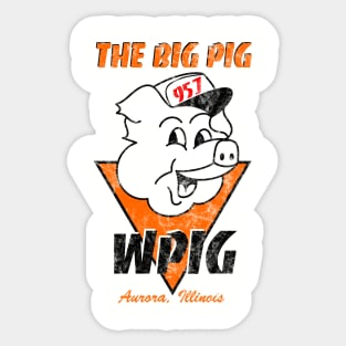 WPIG (distressed) Sticker